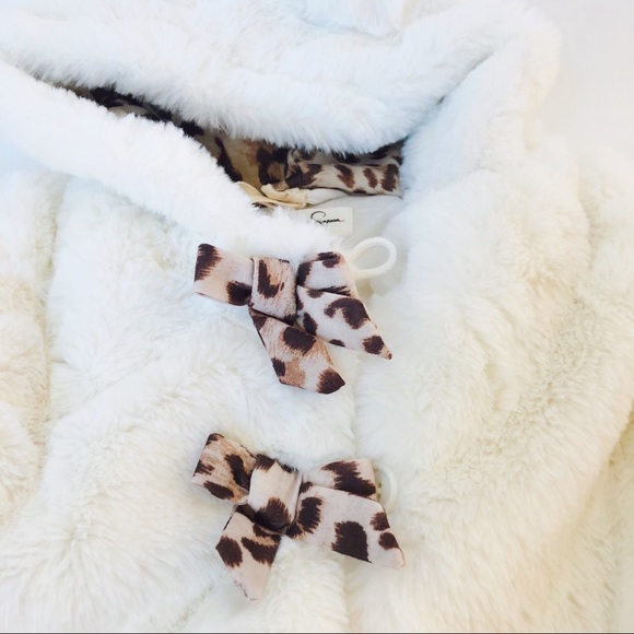 Jessica Simpson Faux Fur Hooded Jacket - Picture 4 of 5